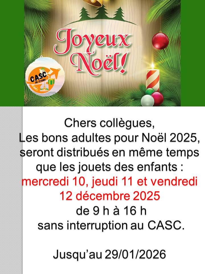 Affiche noel 2025 adultes